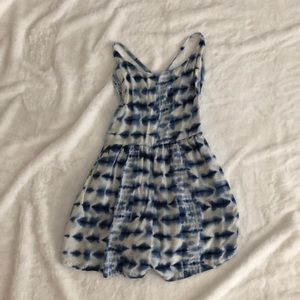 Billabong Blue Tie Dye Romper